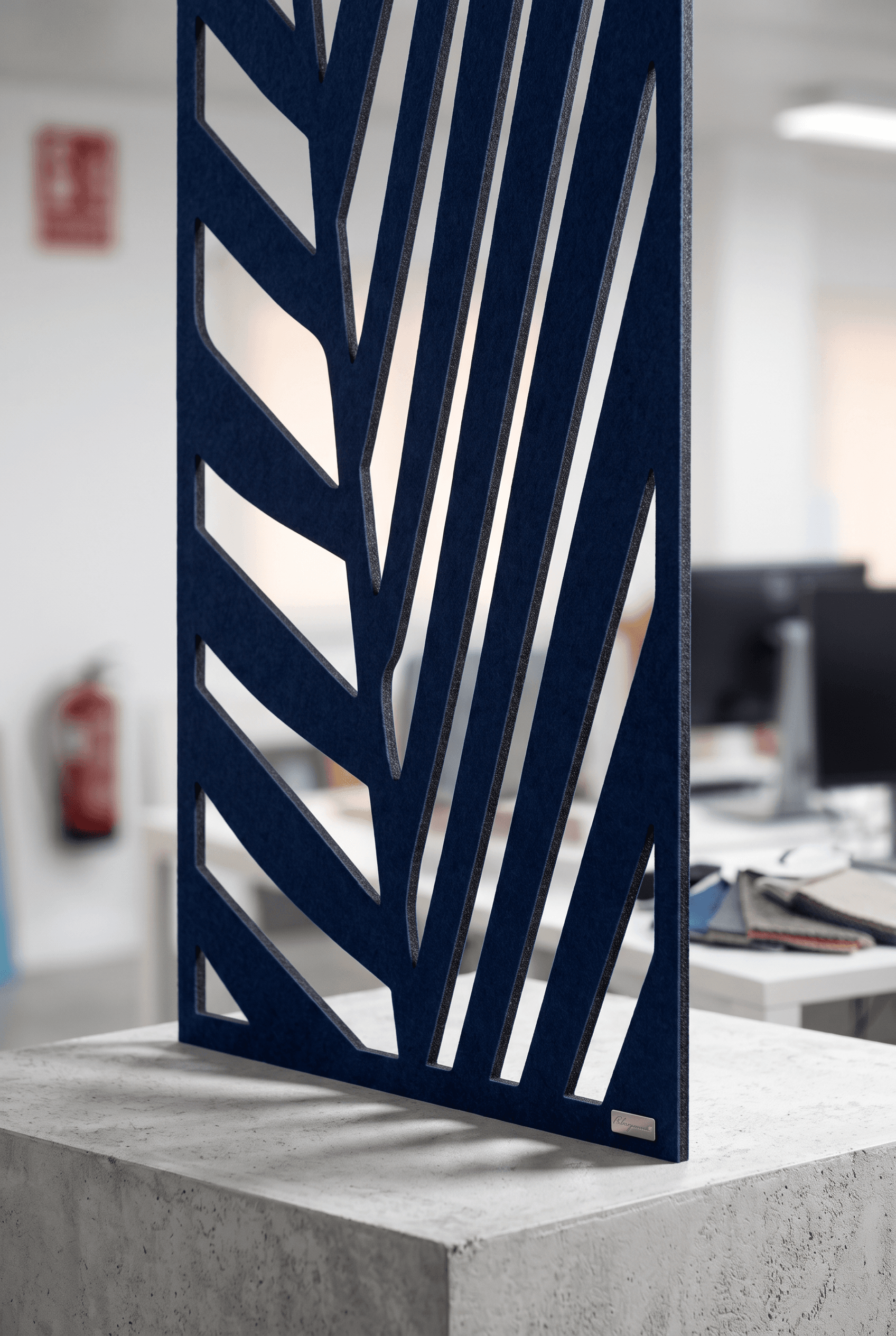 panel troquelado azul ideatec